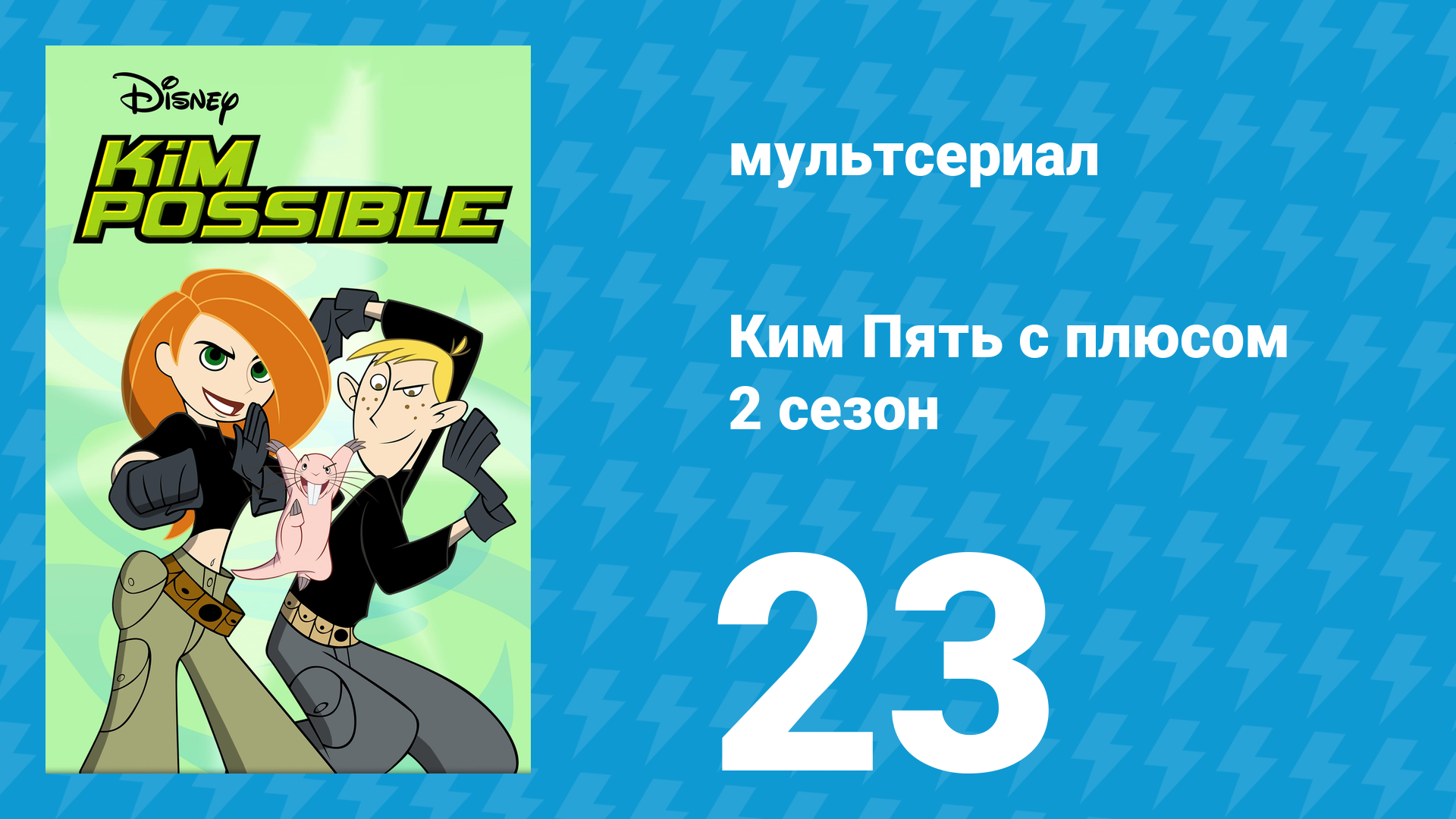 Ким Пять с плюсом 2 сезон 23 серия «Партнёры» (мультсериал, 2003)