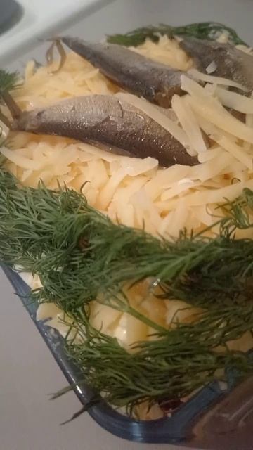 Салат со шпротами