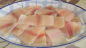 Тилапия томленная в кефире