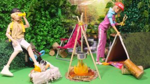 Идеи для пикника Барби - Делаем декорации для съемок - Лайфхаки для кукол