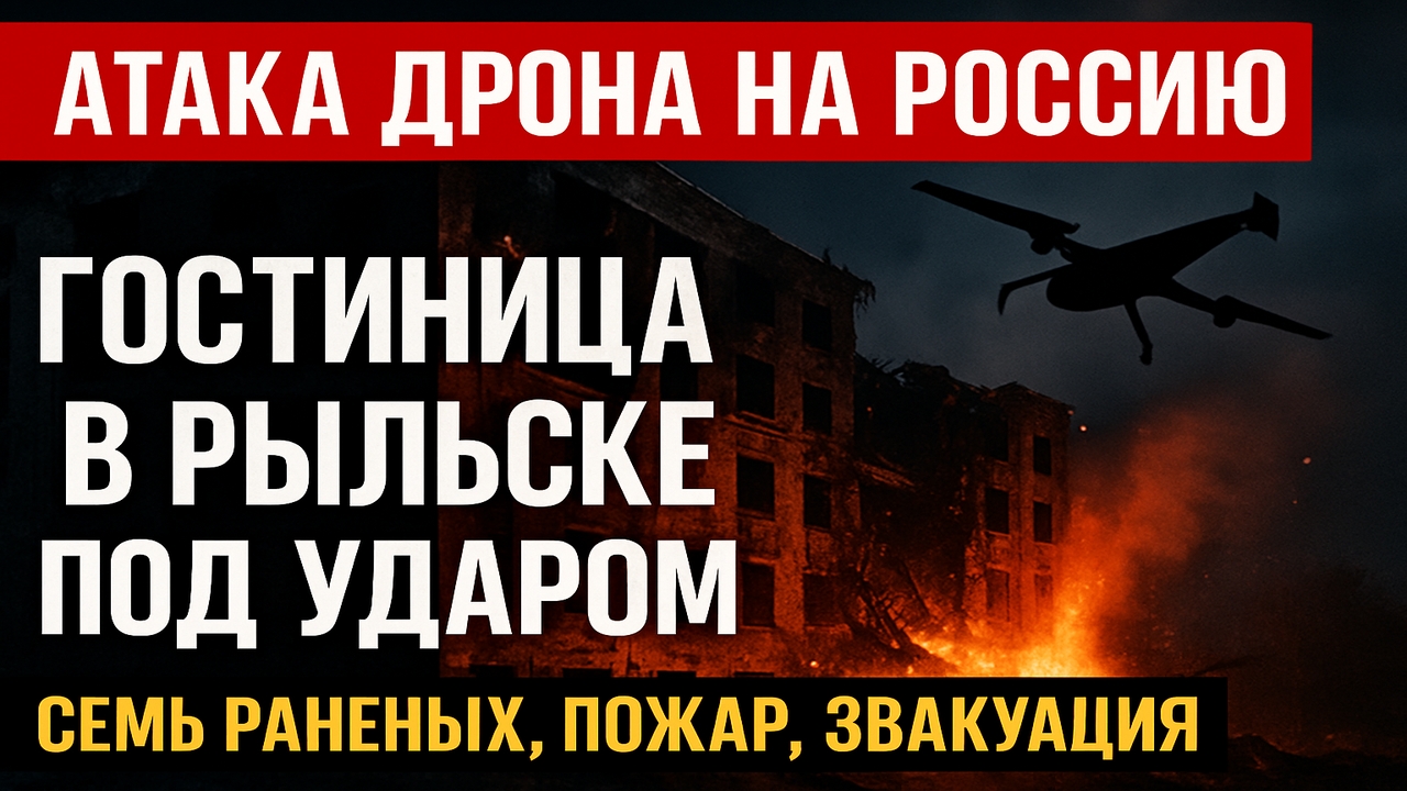 Дрон ударил по гостинице в Рыльске: что произошло?