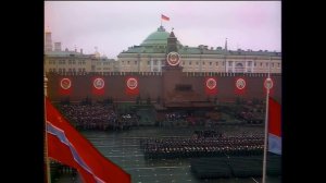 USSR Anthem Revolution Day 1981 4K 60FPS Upscaled Гимн СССР