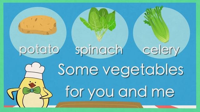 Vegetable Song - Songs for kids - The Singing Walrus смотреть онлайн