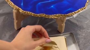 Как сделать эффект мятой ткани эпоксидной смолой. Resin A