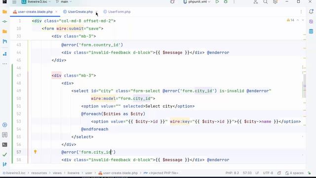 Laravel Livewire 3. Урок 16. Зависимые списки