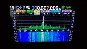SDR101. 80 м на штатный телескоп.