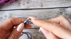 Полая резинка 1 ×1💥МК спицами.