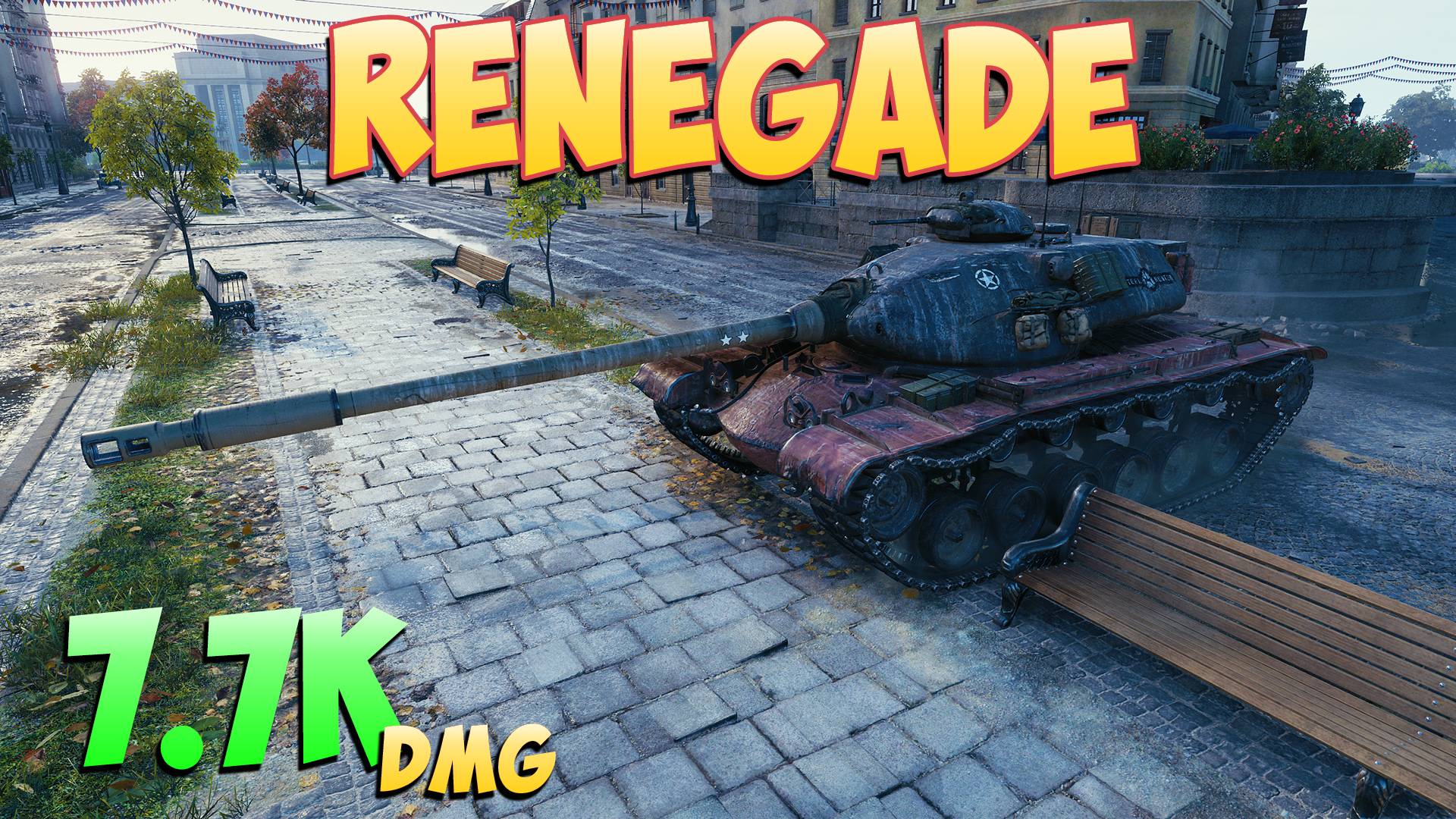 Renegade - 8 Фрагов 7.7K Урона - Безупречный! - Мир Танков