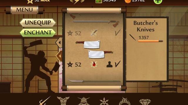 Shadow fight 2 обзор на оружие butcher knives смотреть онлайн