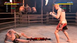 EA SPORTS UFC 5 / коротыш против шпалы