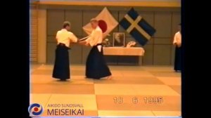 22 Aikido Ken Tai Ken Ryosodedori Nikyo Nishio Sensei Uppsala 1995