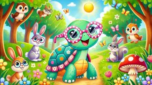 Весёлая песенка про черепашку и её модные очки! Песни ?