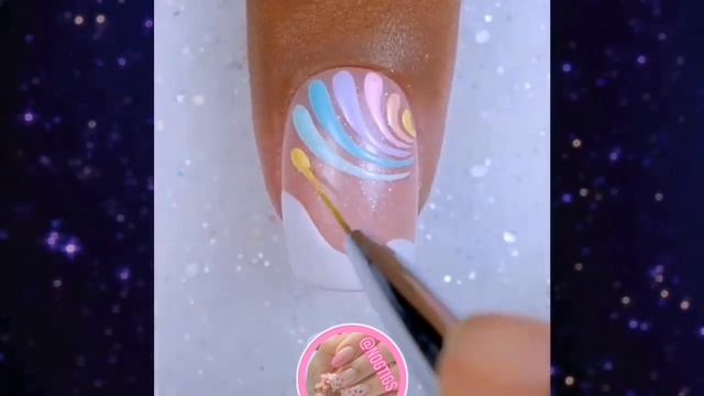 Красивый дизайн в нежных тонах | DIY Nogtix смотреть онлайн