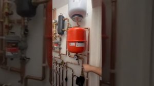Установка теплового насоса. Heat pump installation.
