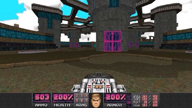 DOOM II: Intergalactic Xenology | Уровень 5 | Ultra-Violence 100% смотреть онлайн