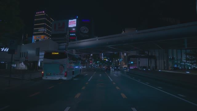 🇯🇵 Токио, Япония - расслабляющая ночная поездка в Токио / 2025