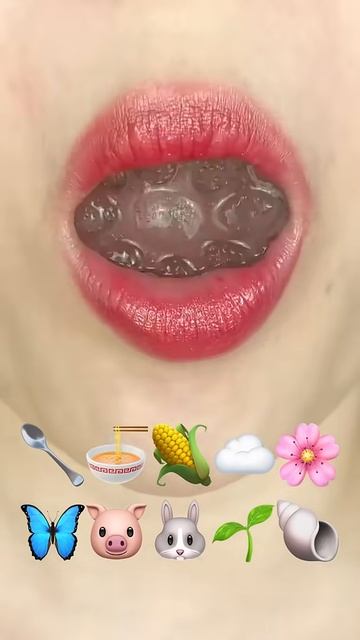 ASMR EMOJI FOOD 🥄🍜🌽☁️🌸🦋🐷🐰🌱🐚 이모지 먹방 (sped up) смотреть онлайн