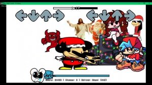 Новогодняя мышь:FnF VS Mokey Krima update #2