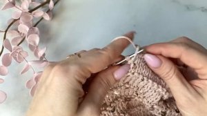 Свитер с пайетками / Простой красивый свитер спицами / Свитер спицами / Свитер для девочки / Вязани