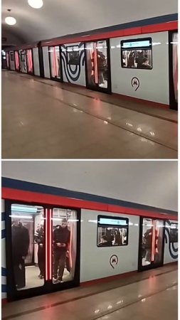 MOSCOW METRO. NEW TRAIN 2024. UNDERGROUND. SUBWAY. ПОЕЗД МОСКВА - 2024. #moscow #metro #