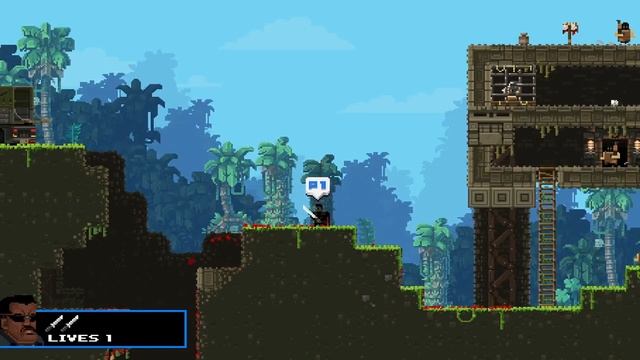 Broforce, прохождение на HARDе смотреть онлайн