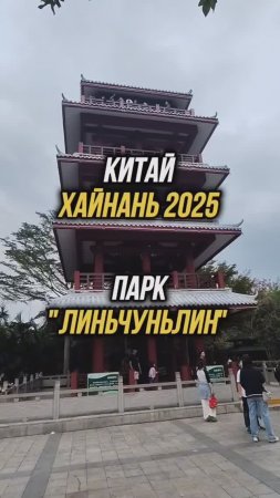 #Хайнань2025 🏝️ Парк "Линьчуньлин" Lin Chun Ling Forest Park 🌇 Вход свободный👍 #путешествия #кита