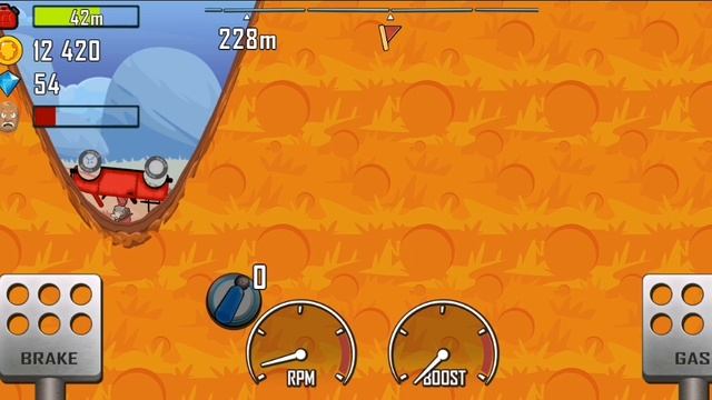 Играю в Hill Climb Racing (часть 2).