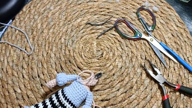 Вязаная ведьмочка крючком|Каркасная кукла амигуруми#t