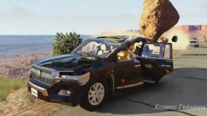 Чокнутые за рулем. BeamNG Drive - Реалистичные автомобильные аварии и погони и ДТП.