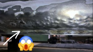 Как убрать дыры на пороге без сварки