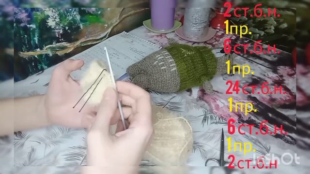 Мастер -класс. Скандинавский мишка. Амигуруми .Часть 1.