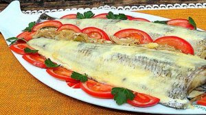 Запеченный гренадёр с моцареллой