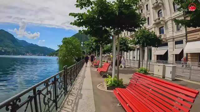 🇨🇭 Озеро Лугано, Швейцария - очаровательный швейцарский город / 2025