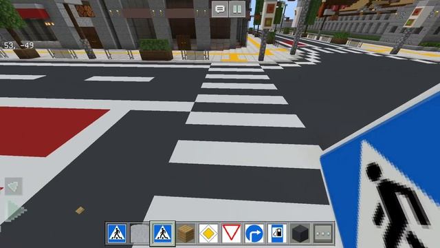 ставлю дорожные знаки в Minecraft смотреть онлайн