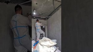 монтаж трассы для мультисплит системы на этапа ремонт
