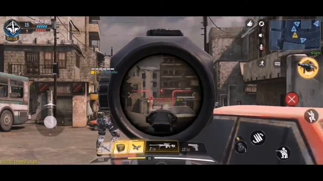 Call of duty mobile. Командный бой на карте CROSSFIRE. смотреть онлайн