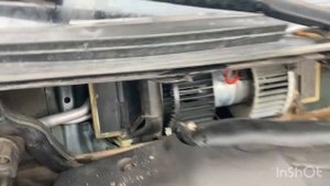 Замена эл.двигателя вентилятора печки BMW E-46 318d