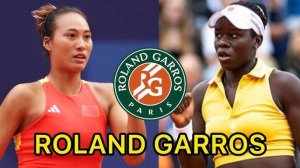 30.05.2025. Виктория Мбоко - Циньвэнь Чжэн. Roland Garros. Victoria Mboko - Qinwen Zheng