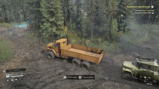 SnowRunner 2020 - Вытащил Грузовик из Болота - Висконсин #7 смотреть онлайн