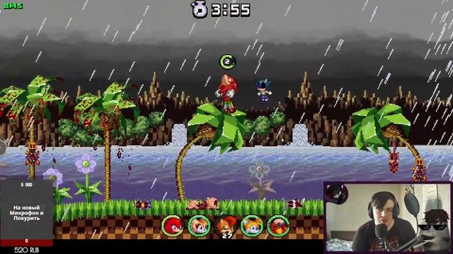Очередные крики и приколы | Sonic.exe 2d Disaster NU Project | Стрим