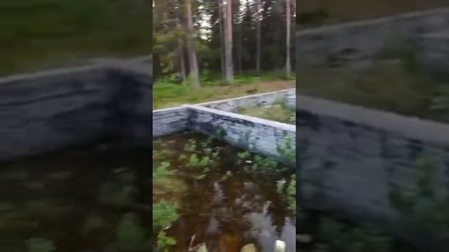 заброшенный фундамент в Костомукше abandoned foundation #сталк
