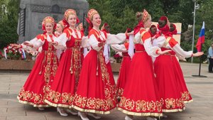 Развлекательная часть Дня Славянской письменности. Москва. Славянская площадь. 24 мая 2025г.