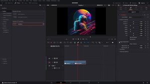 Как скруглить углы у видео или картинки в DaVinci Resolve 19