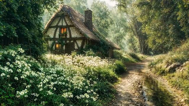 Причудливая средневековая Музыка&Нежная Природа