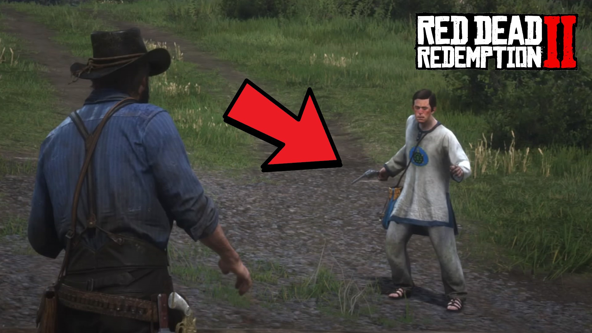 Детали в RDR 2: Джейми защищает Артура от незнакомцев