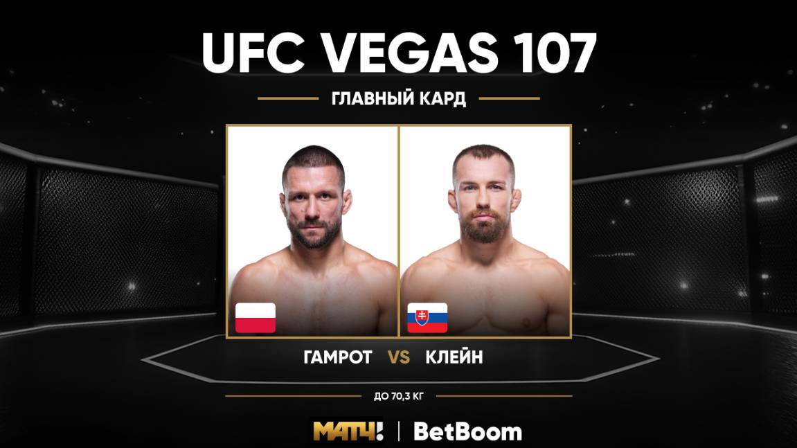 Матеуш Гамрот победил Людовита Клайна (видео). UFC Fight Night