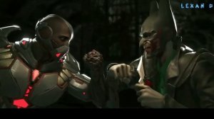 Injustice 2 - Киборг и Грид против Джокера - Intros & Clashes (rus)