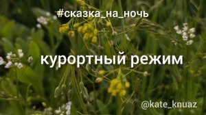 Сказка "Курортный режим"