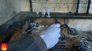 Первый опыт: изготовление и #литьё олова в СИЛИКОНОВУЮ