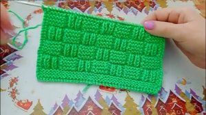 Шикарный рельефный узор спицами!